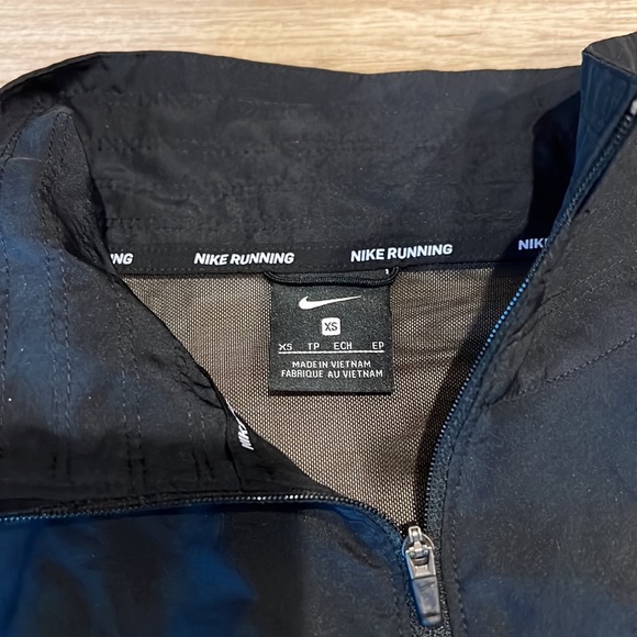 NIKE running mesh jacket adjustable XS super cute packable track jacket sheer - Picture 6 of 16